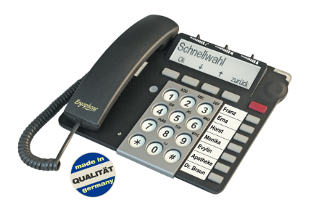 Ergophone S 510 IP Funk Ergonomisches Notruftelefon